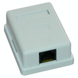 Priza UTP simpla aplicata cat.6 - EMTEX, &quot;EMT-UTP6-1P-PT&quot;