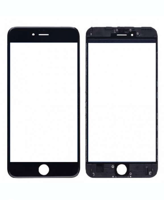 Geam cu Rama + OCA Apple iPhone 7 Alb