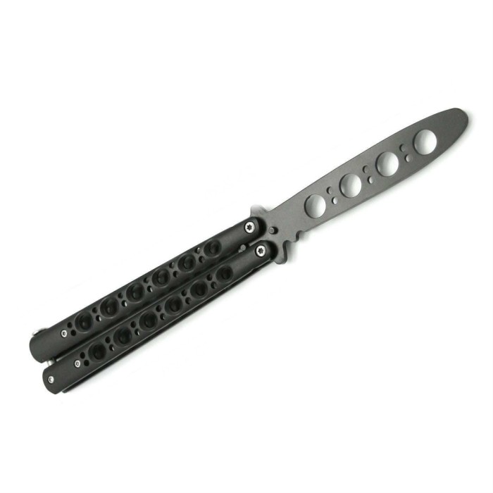 Briceag fluture Balisong negru pentru antrenament NMS-3544