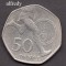 Anglia, Marea Britanie, 2004 50 Pence, Comemorativa, Roger Bannister