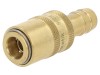 Conector rapid alamă 10mm etanșare FPM, presiune maxim 10 bar