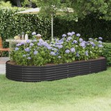 VidaXL Strat &icirc;nălțat grădină 296x140x36 cm oțel vopsit electrostatic