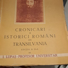 Cronicar și istorici români din Transilvania de I. Lupaș