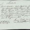 A331 Chitanță olografă, 1828, &icirc;n limba latină