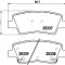 BREMBO P 30 067 PRIME LINE set placute frana,frana disc