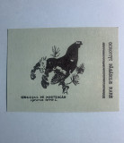 Calendar 1969 Păsări Cocoșul de mesteacăn
