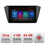 Navigatie Skoda Fabia 2015- E-541 Octa Core cu Android Radio Bluetooth Internet GPS WIFI DSP 4+64GB 4G CarStore Technology