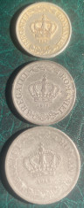 SET TREI MONEDE ZINC ,2 LEI 1941+5 LEI1942+20 LEI1942/ foto