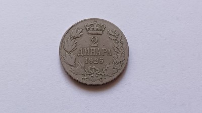 Iugoslavia-2 Dinara 1925 foto