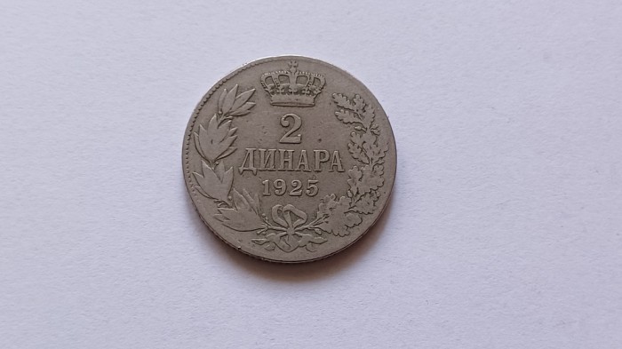 Iugoslavia-2 Dinara 1925