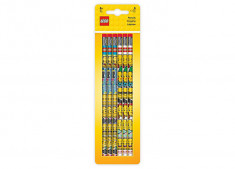Set 6 creioane grafit cu radiera LEGO (51140) foto