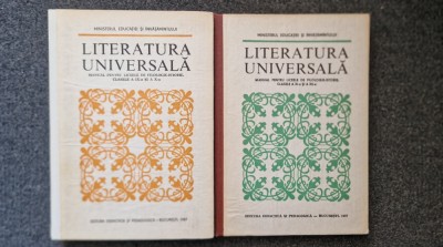 LITERATURA UNIVERSALA. Manual pentru clasele IX-X + XI-XII - Drimba (2 vol.) foto