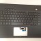 Carcasa cu tastatura palmrest Laptop Gaming, Asus, ROG Zephyrus S GX502G, GX502GV, GX502GW, 90NR02E1-R31GE1, iluminata, layout DE (germana)