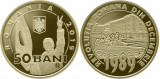 Moneda 50 bani PROOF 30 de ani Revolutia Romana