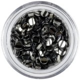 Paiete - argintii cu dungi negre, INGINAILS