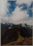 Muntii Fagaras, vedere de pe Vistea Mare// fotografie de presa anii &#039;90-2000, Romania 1900 - 1950, Portrete