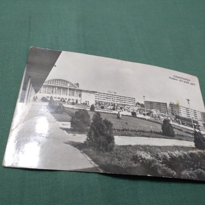 CARTE POSTALA CIRCULATA CONSTANTA-VEDERE DIN PIATA GARII foto