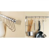 C&acirc;rlige Metalice S Hook Set, Argintiu, 14 cm, 3 Bucăți, Oem
