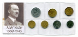 T311 MONEDELE LUMII GERMANIA AL TREILEA REICH SET MONEDE INFOLIATE ADOLF HITLER, Europa