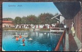 (256) CARTE POSTALA UNGARIA - GYOPAROS (OROSHAGA) - STRANDUL - 1917, Circulata, Printata