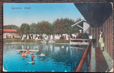 (256) CARTE POSTALA UNGARIA - GYOPAROS (OROSHAGA) - STRANDUL - 1917 foto