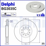 Disc frana Audi A1, A3; Seat Cordoba, Ibiza III, Ibiza IV; Skoda Fabia I, Fabia II, Fabia III, Octavia I; VW Bora I, Golf IV, Jetta III, 288x25mm,