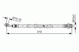 Conducta / cablu frana KIA PRO CEED (ED) (2008 - 2013) BOSCH 1 987 481 416