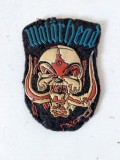 Emblema veche anii 90 Motorhead formatie rock, cauciucat, 10x6cm, originala