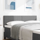 Tăblie LED Design Simplu Gri Deschis 80 cm Țesătură Cordon