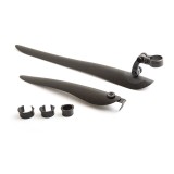 Set aripi bicicleta Rival Store, Trekking/Fixie, prindere tija sa 25.4mm-31.8mm, negru