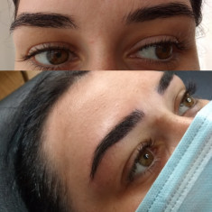 Microblading sprancene perfecte foto