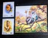 Coreea 2000 maimuțe fauna ,animale serie 2v + colita . neștampilat Korea 2000, Nestampilat