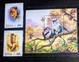 Coreea 2000 maimuțe fauna ,animale serie 2v + colita . neștampilat Korea 2000, Nestampilat