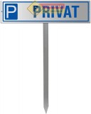 Placuta cu picior pentru parcari