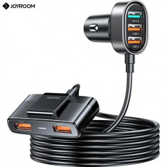 Incarcator auto Joyroom JR-CL03 cu 5 Porturi USB, 6.2A