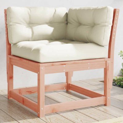 vidaXL Canapea colț de grădină cu perne 73x73x78cm lemn masiv douglas 844687 foto