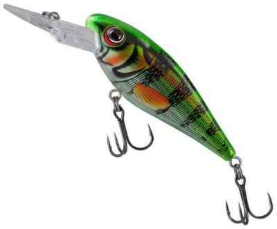 Vobler Salmo Rattlin Executor Floating, Clear Hot Perch, 7cm, 1buc/pac foto