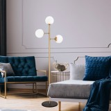 Cumpara ieftin Lampadar Atmaca - 10290 Auriu Stralucitor