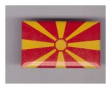 Insigna steag Macedonia - Editions Atlas, cu pin