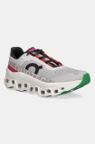On sneakers de alergat CloudmOnster culoarea gri, 6197652