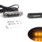 Lampa gabarit laterala LED portocaliu fumuriu rezistent la apa IP67, 12V 24V Cablu 30 cm - E9 10R-06, ECE R10, ECE R148