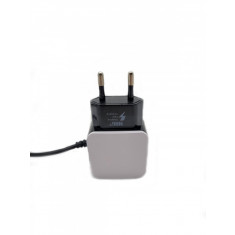 Incarcator Micro USB MRG M-F17C, 2x USB, Fast Charge, Negru cu alb C369