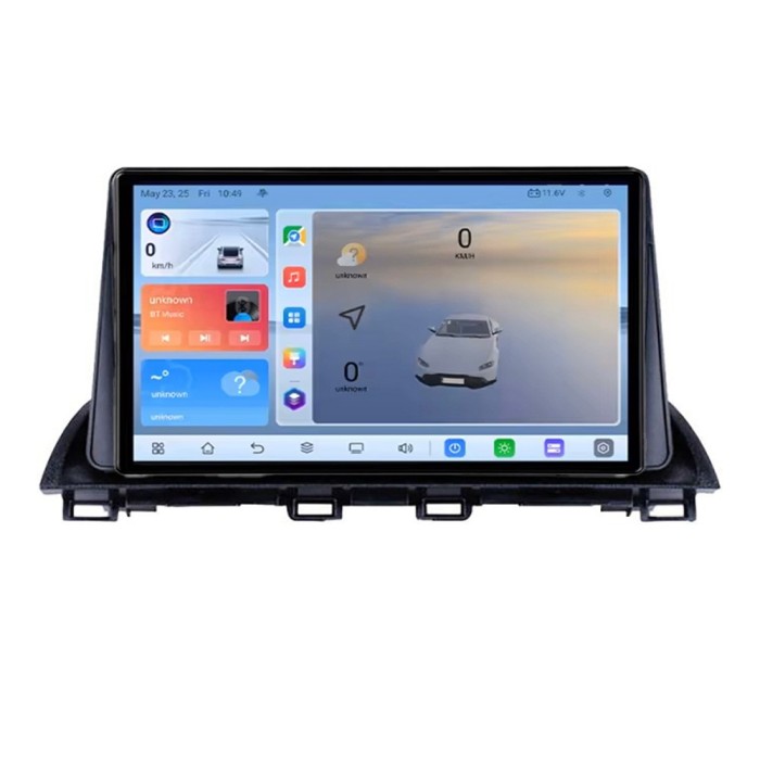 Navigatie Mazda 3 2014-2019 C-463 Android 8 Core 2.2 Ghz 8+128 Qled 1K ADAS 4G LTE GPS 360 KIT-463+EDT-E409V3 CarStore Technology