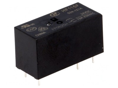 Releu electromagnetic SPDT 24VDC 12A PCB foto