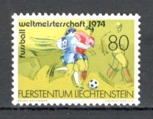 Liechtenstein.1974 C.M. de fotbal GERMANIA SL.79