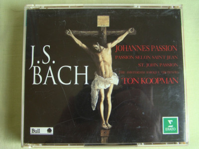 BACH - Johannes Passion - 2 C D Originale ca NOI foto