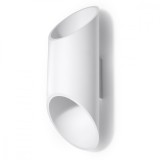 Lampă De Perete Penne Albă Aluminiu 1 Bec Tub Modern De Interior