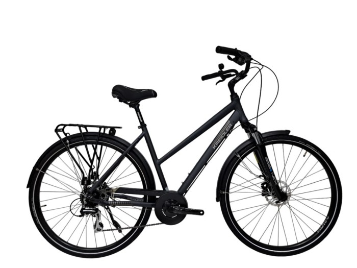 Bicicleta Trekking Kreidler - 28 Inch, L, Negru Ultimate FactoryBikes