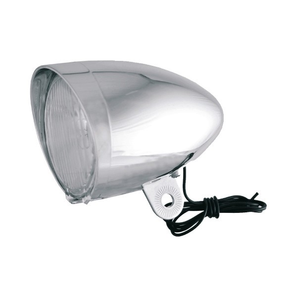 Far fata cu bec pentru dinam RMS culoare argintiu Cod:546012350RM