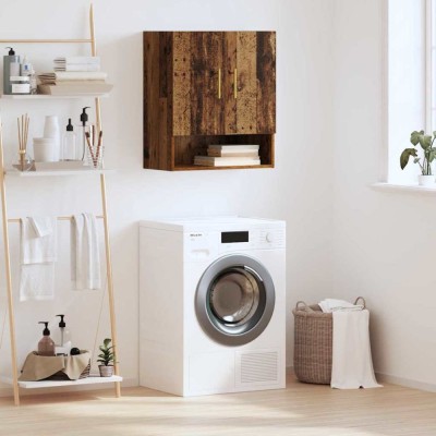 vidaXL Dulap de perete Lemn vechi 60 x 31 x 70 cm Lemn compozit 879534 foto
